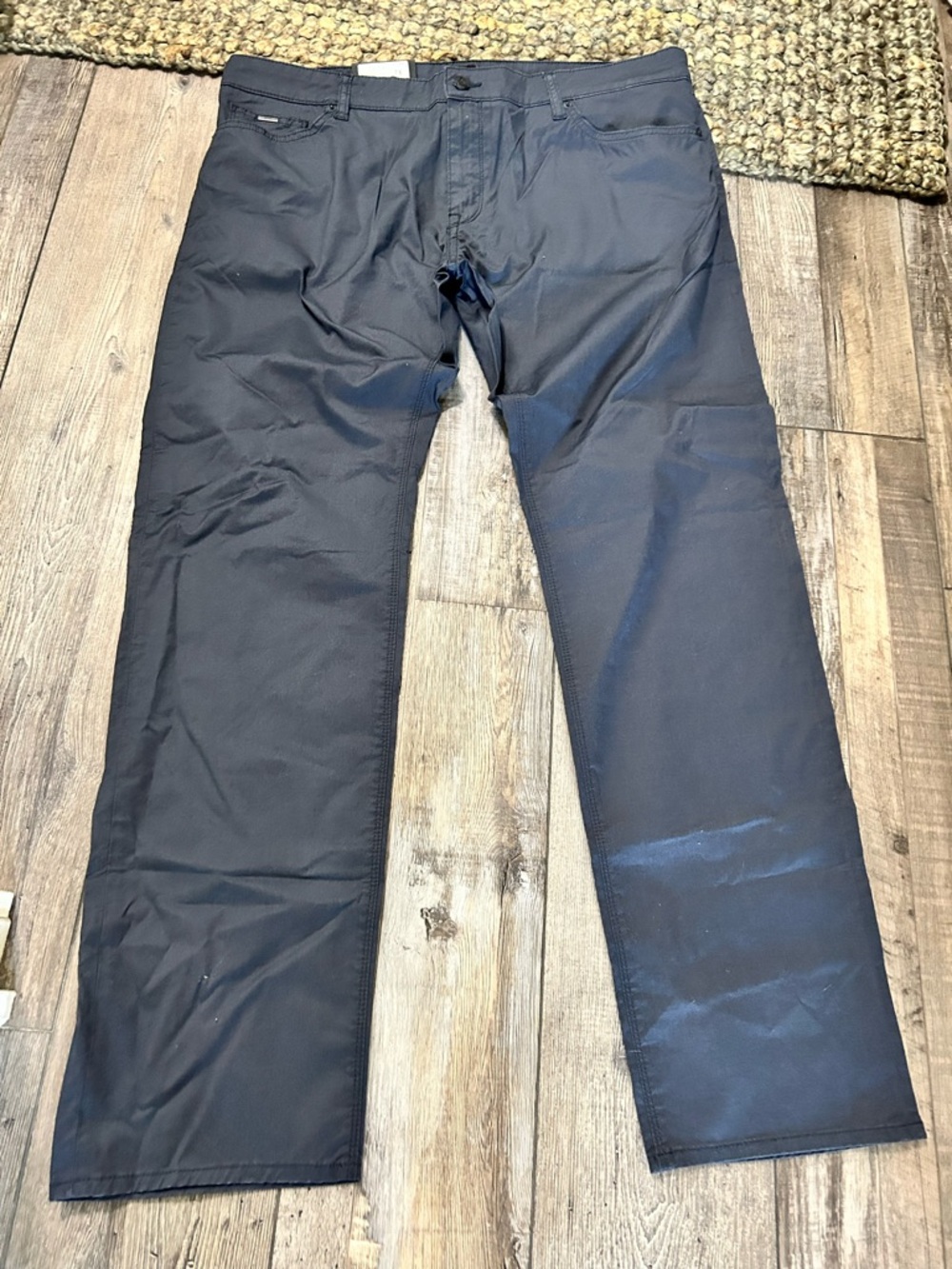 Hugo Boss Men's Dark Navy Straight-Leg straight Jeans 40/34